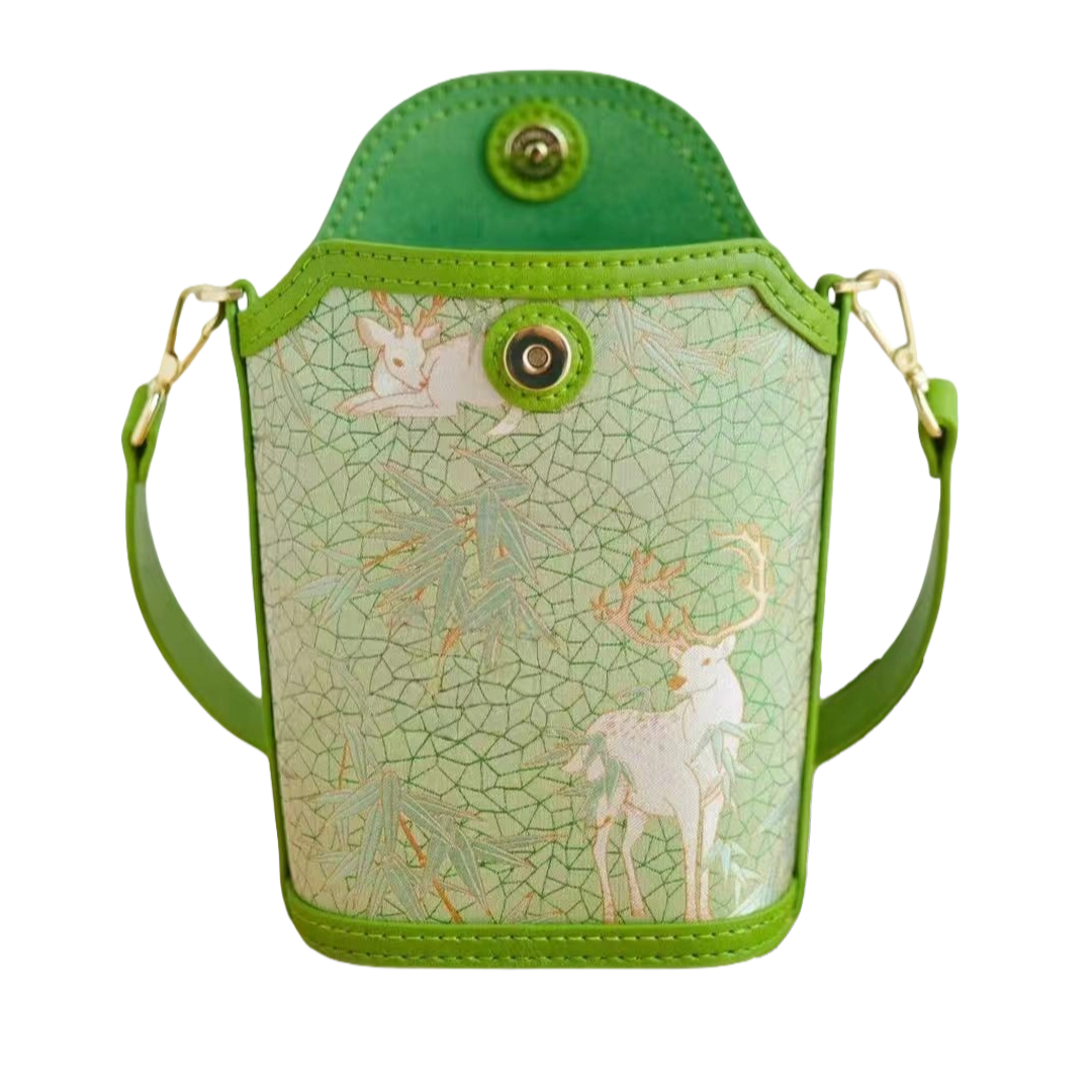 Fries Box Bag-Harmony of Deer & Bamboo
