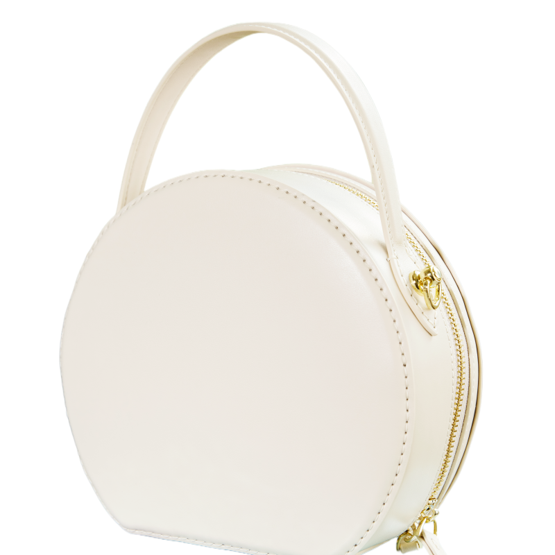 Round Box Bag - Panda Harmony