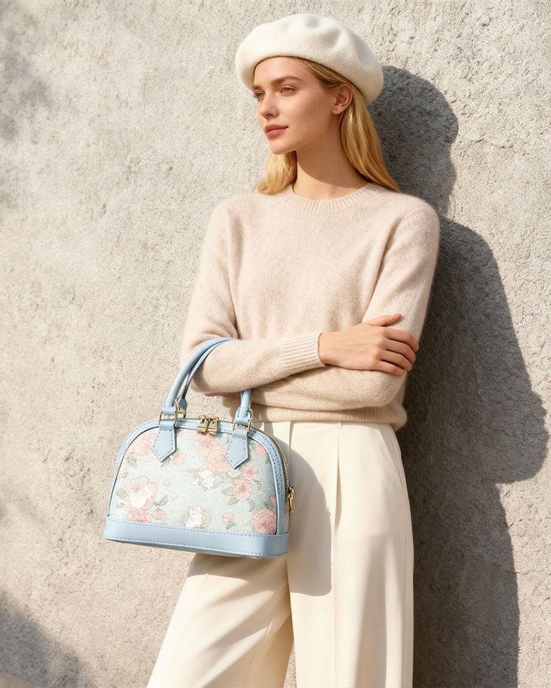 Cowrie bag-Camellia Kitty