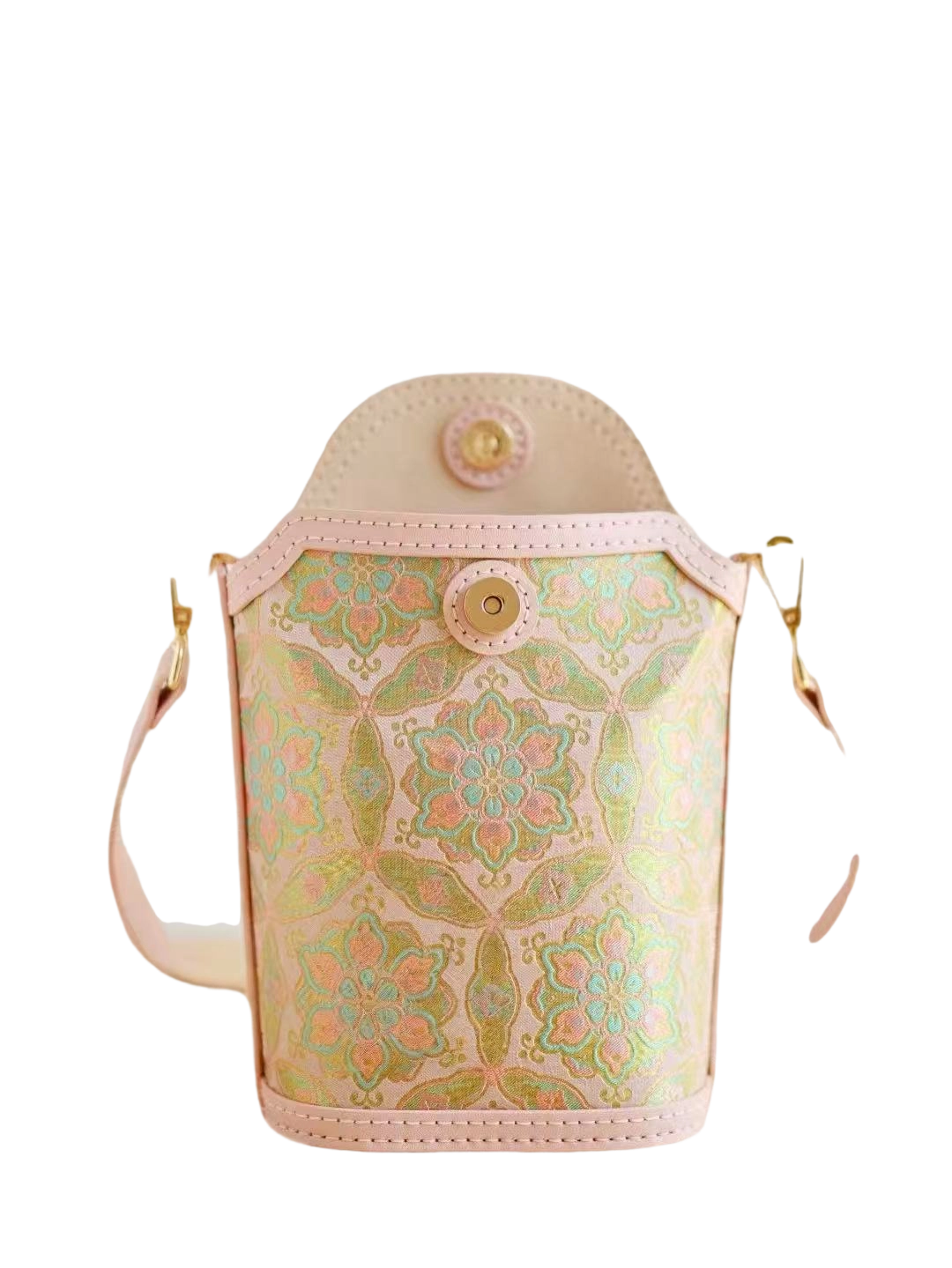 Fries Box Bag-Dunhuang Pink-Gilt Treasure Plate