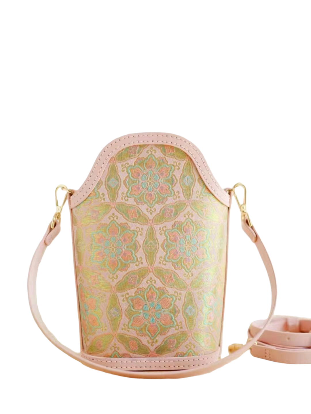 Fries Box Bag-Dunhuang Pink-Gilt Treasure Plate