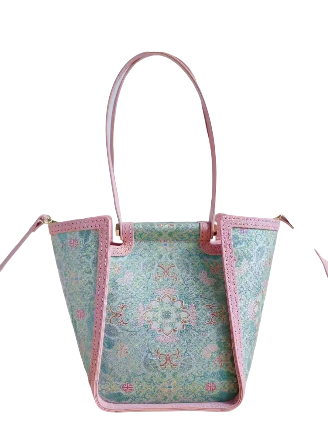 Tote bag-The Colorful Qilin Baoxiang Flower Motif