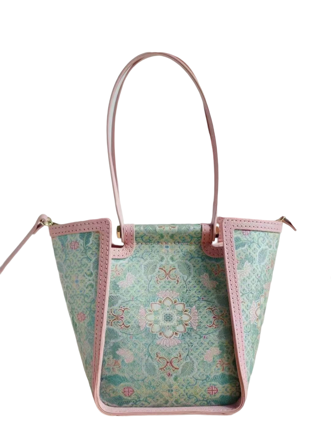 Tote bag-The Colorful Qilin Baoxiang Flower Motif