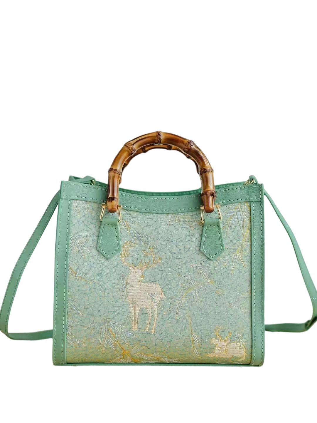 Tote Bag -Harmony of Deer & Bamboo