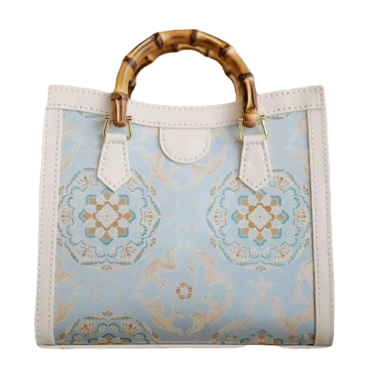 Tote Bag-Precious Flower and Galloping Deer