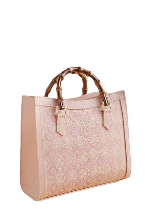 Tote Bag -Pink Victory Pattern