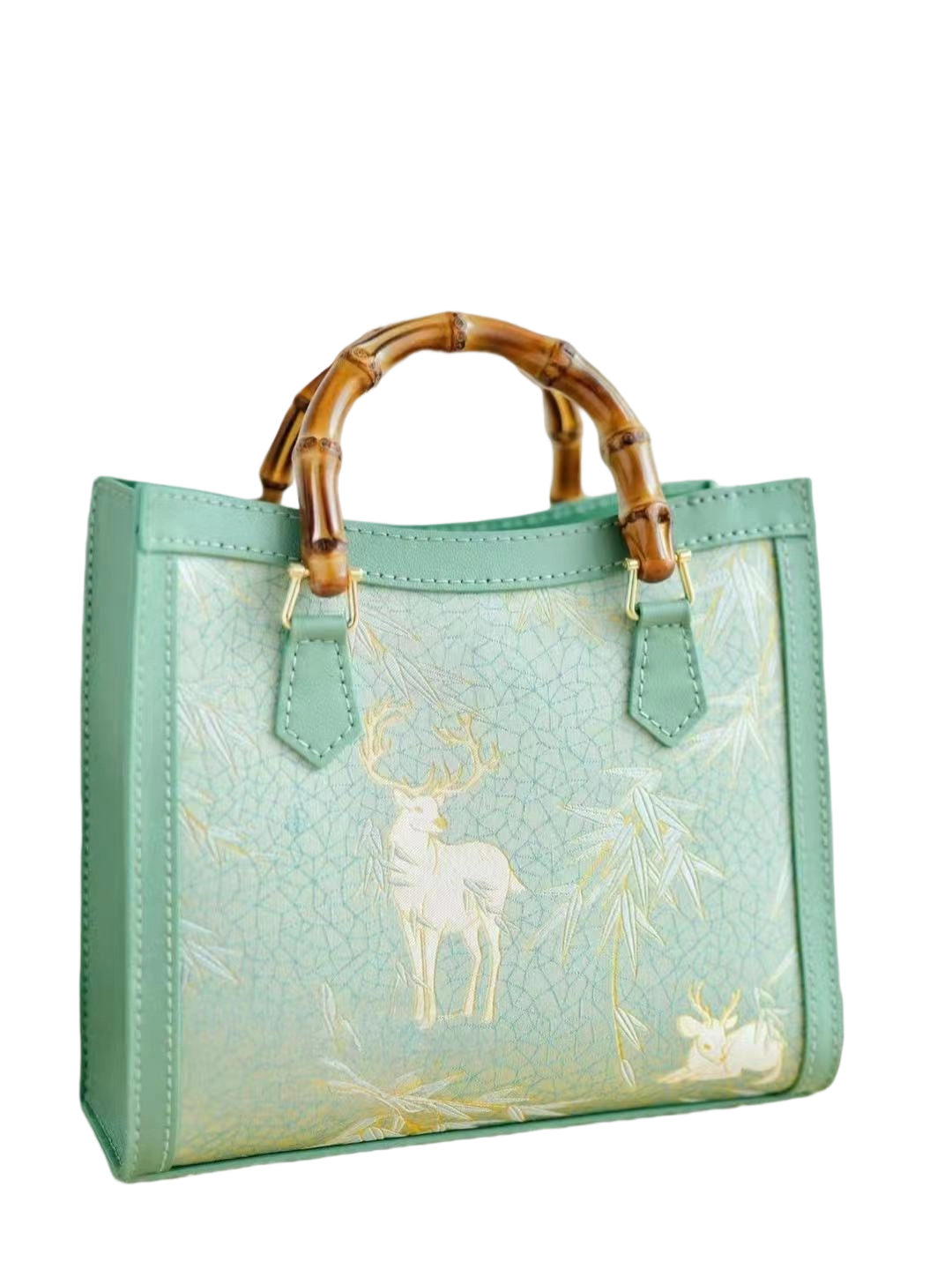 Tote Bag -Harmony of Deer & Bamboo