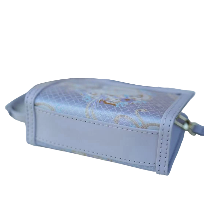 Small Square Bag-Paradise Flycatcher and Apricot Blossoms
