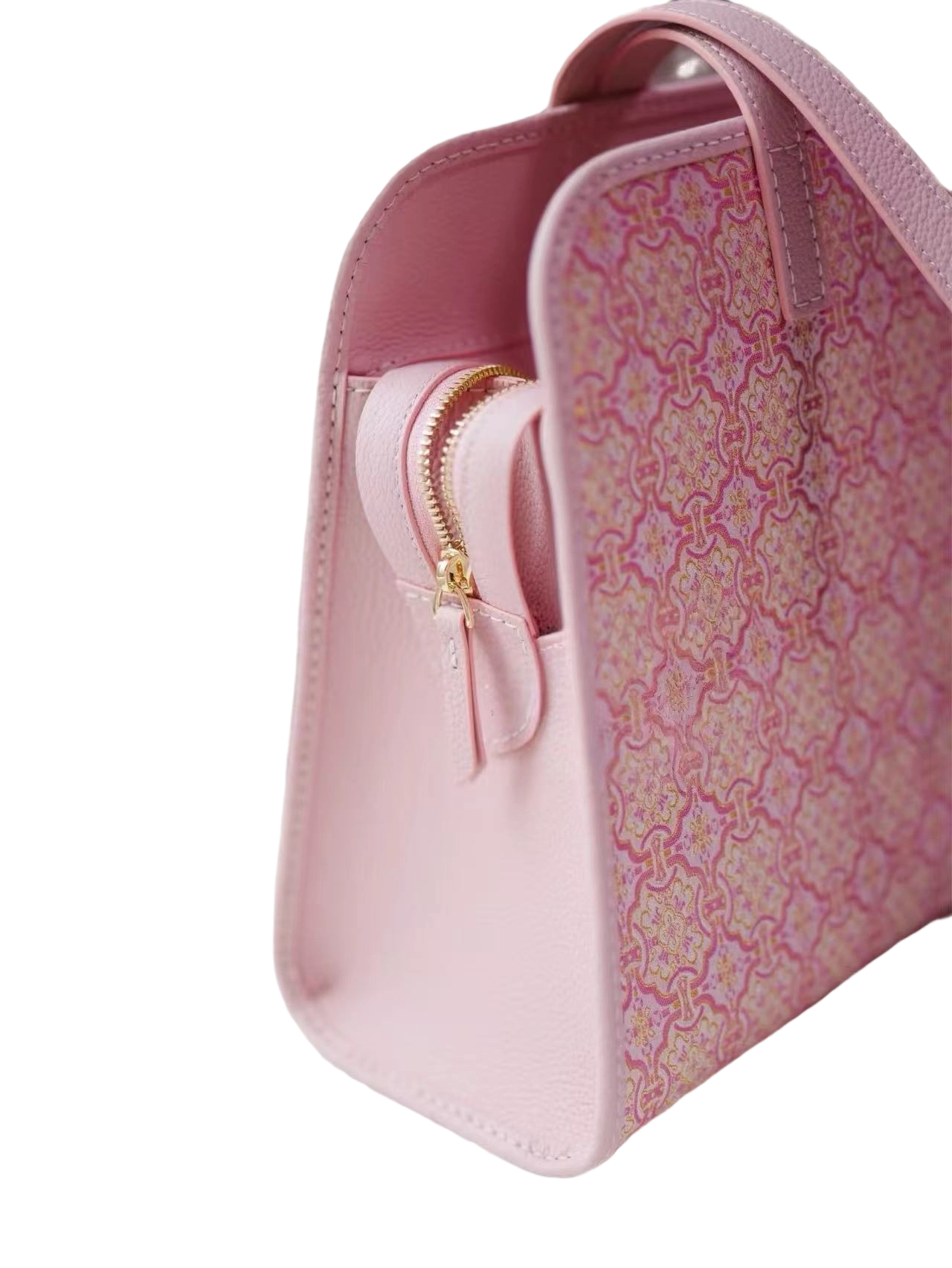 Large Milk Box Bag-Pink Victory Pattern
