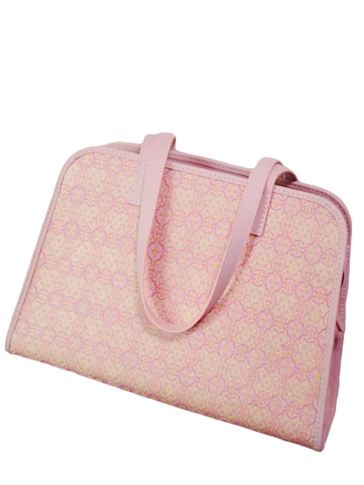 Large Milk Box Bag-Pink Victory Pattern