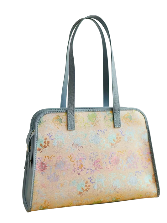 Large Milk Box Bag-Ancient Coin and Three Plenties Motif