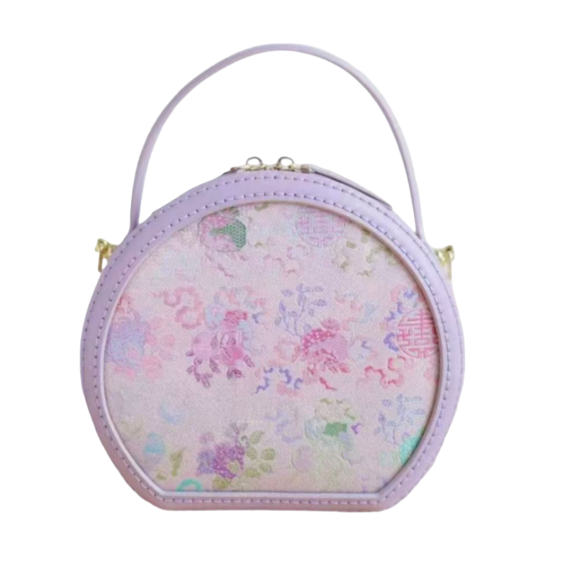 Round cake Bag-Ancient Coin and Three Plenties Motif