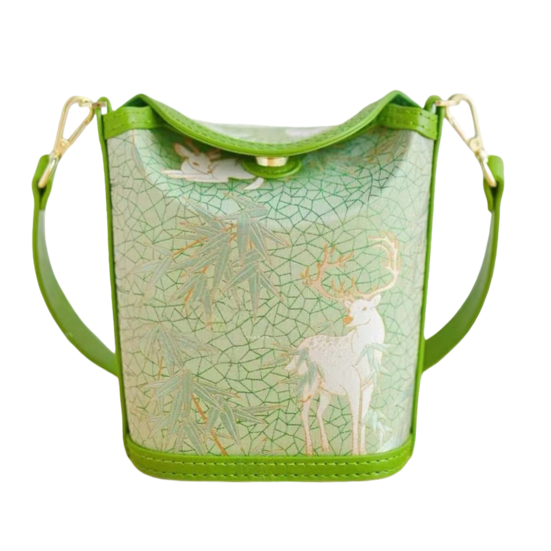Fries Box Bag-Harmony of Deer & Bamboo