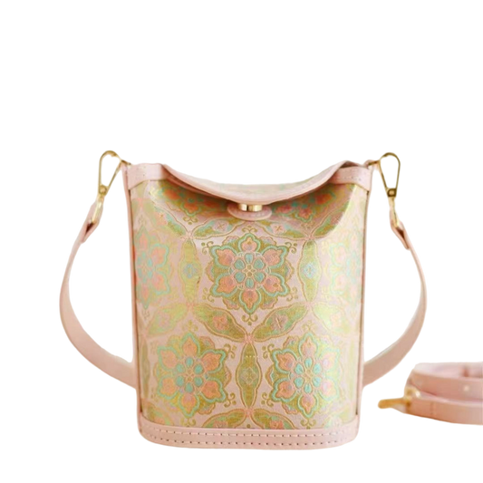 Fries Box Bag-Dunhuang Pink-Gilt Treasure Plate