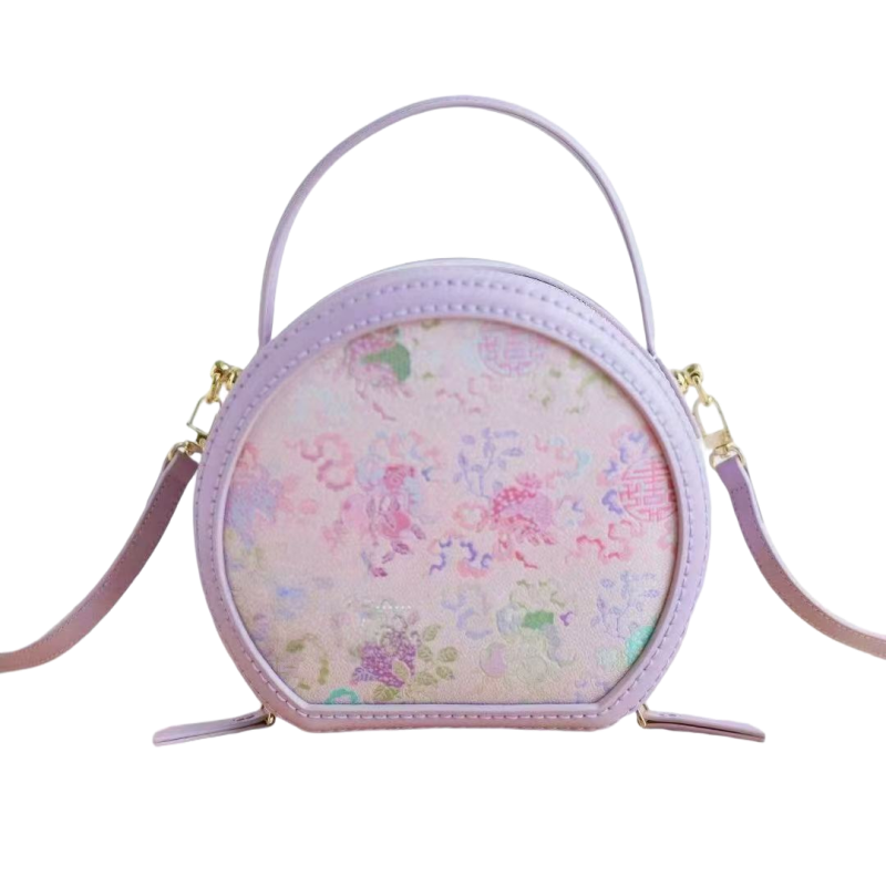 Round cake Bag-Ancient Coin and Three Plenties Motif