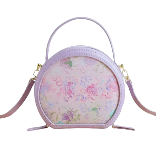 Round cake Bag-Ancient Coin and Three Plenties Motif