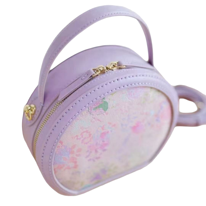 Round cake Bag-Ancient Coin and Three Plenties Motif