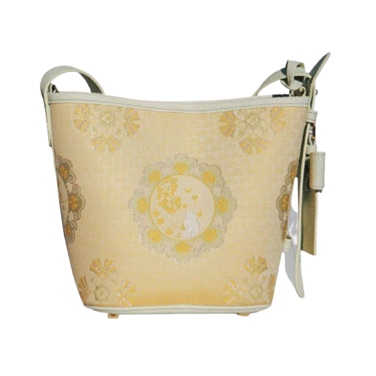 Bucket Bag- Ginkgo Pattern