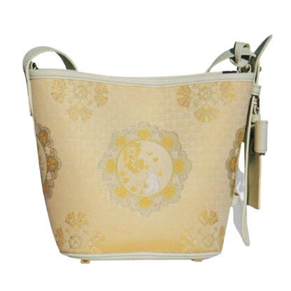Bucket Bag- Ginkgo Pattern