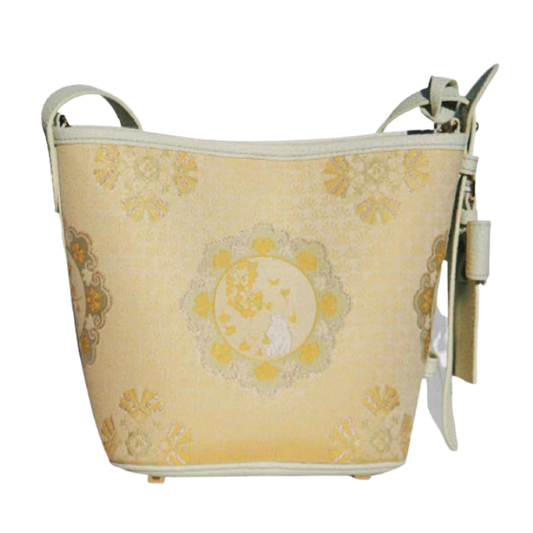 Bucket Bag- Ginkgo Pattern