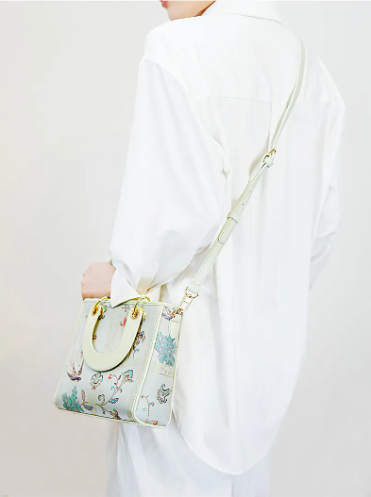 Princess Bag-Garden Swallows Song Brocade