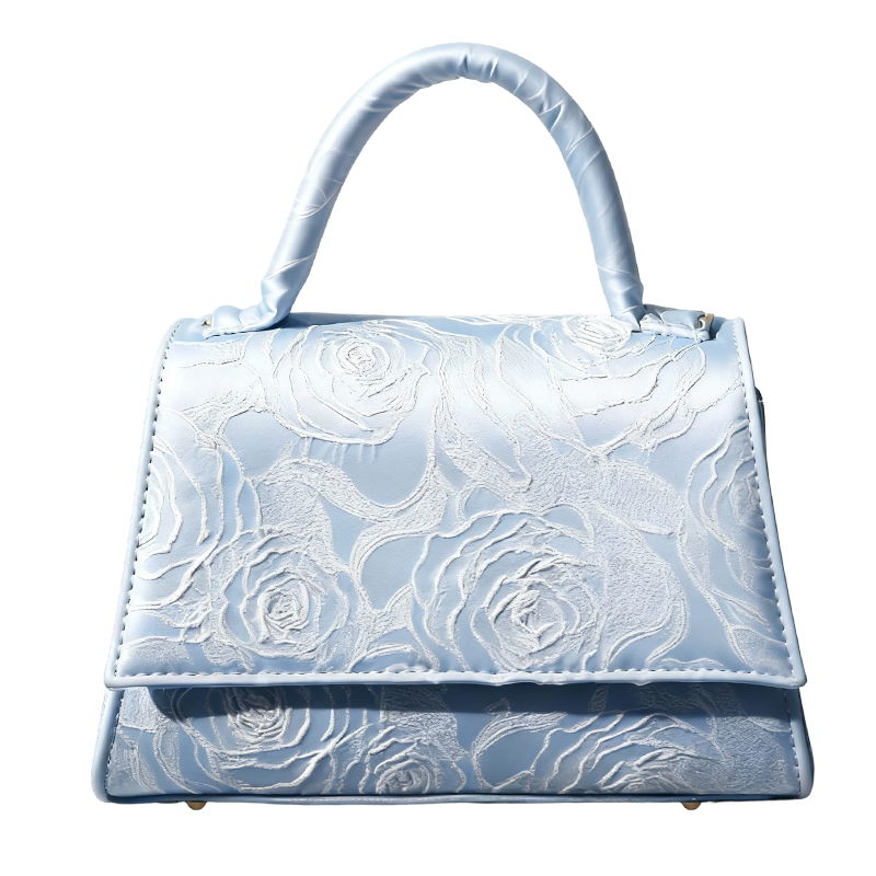 Handheld Bag-Rose pattern bag