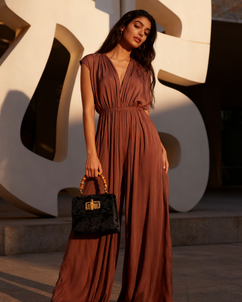 Bamboo Tote-Xiangyun yarn with blue flowers