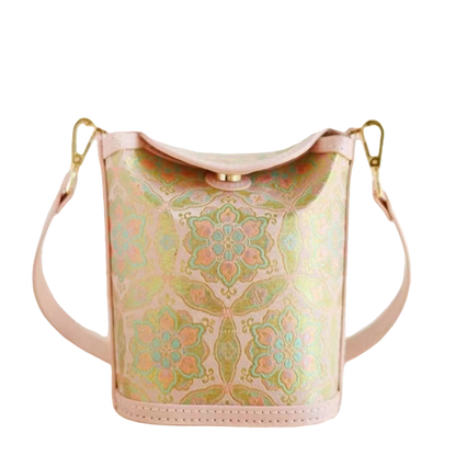 French Fries Bag-Dunhuang Pink-Gilt Treasure Plate