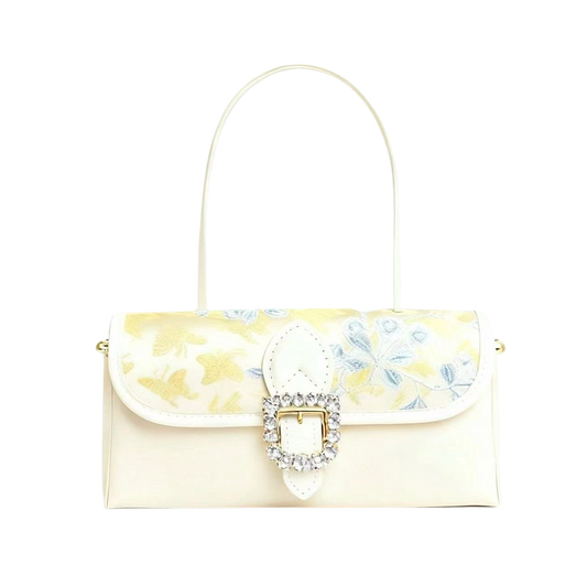 Baguette bag- Flowering Peach Butterfly
