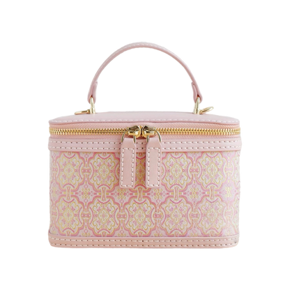 حقيبة صندوقية بنمط النصر الوردي