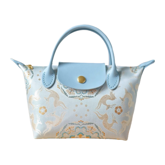 Hobo Tote - Precious Flower and Galloping Deer