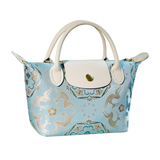 Hobo Tote - Precious Flower and Galloping Deer