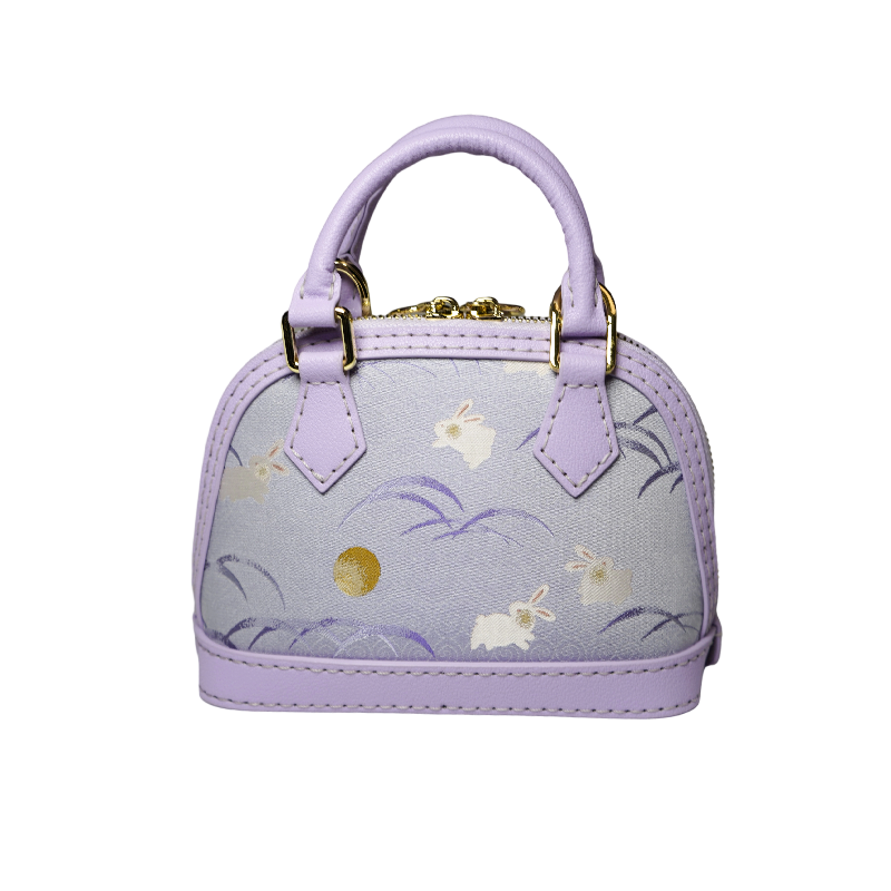 Shell bag-Purple Rabbit Rising in the East