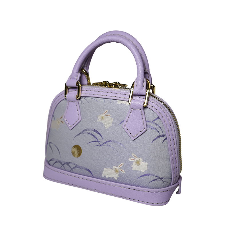 Shell bag-Purple Rabbit Rising in the East