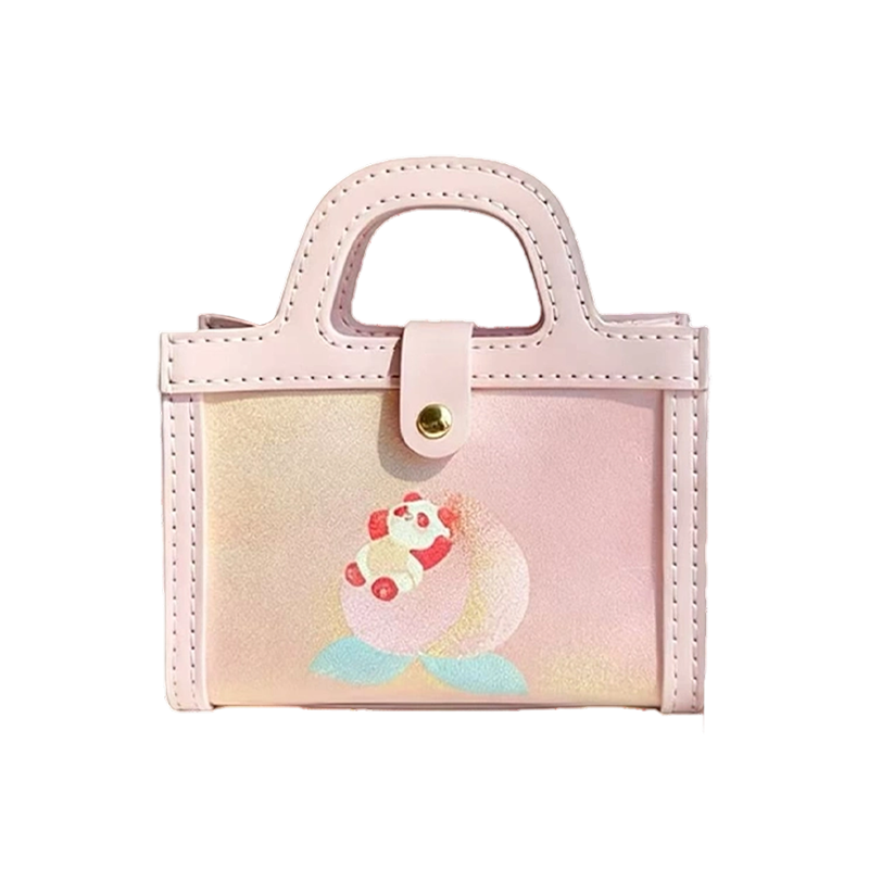 حقيبة مربعة صغيرة - دب بروكار على الخوخ المبارك