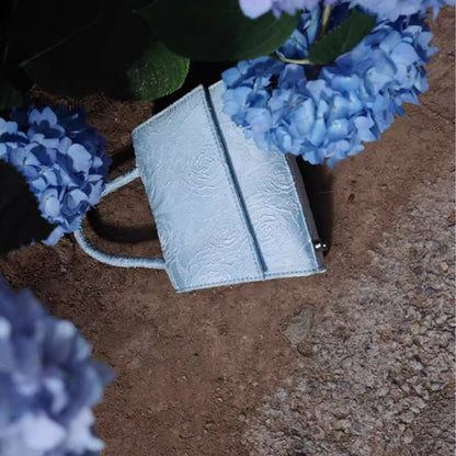 Handheld Bag-Rose pattern bag