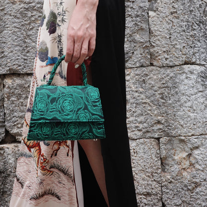 Handheld Bag-Tassel Vintage Rose