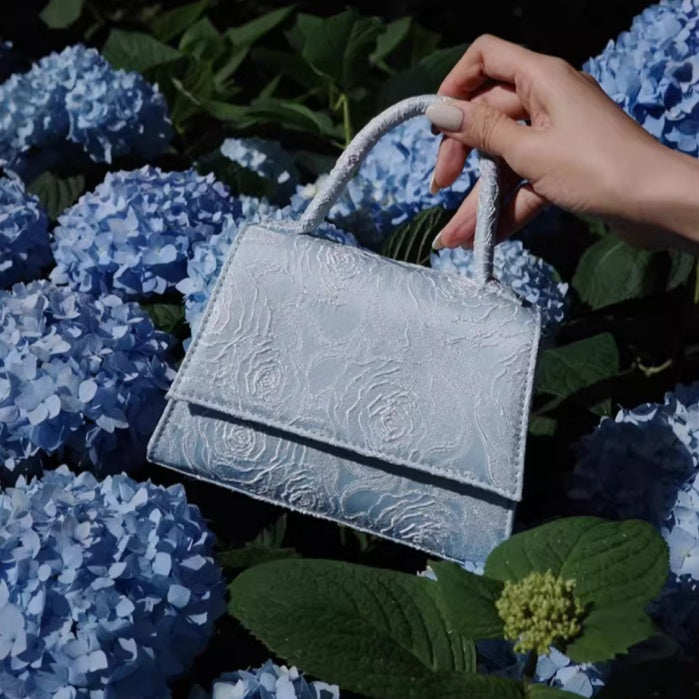 Handheld Bag-Rose pattern bag