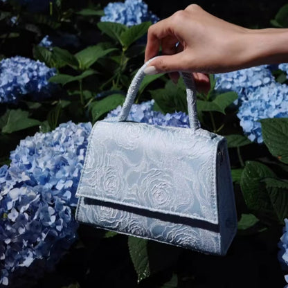 Handheld Bag-Rose pattern bag