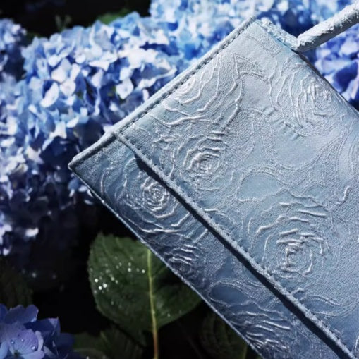 Handheld Bag-Rose pattern bag