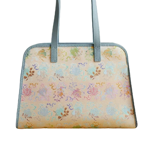 Large Milk Box Bag-Ancient Coin and Three Plenties Motif