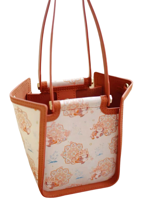 Tote bag-Panda Lion Dance