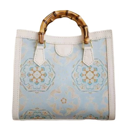 Tote Bag-Precious Flower and Galloping Deer