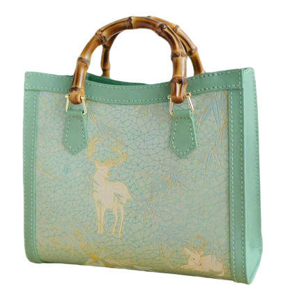 Tote Bag -Harmony of Deer & Bamboo