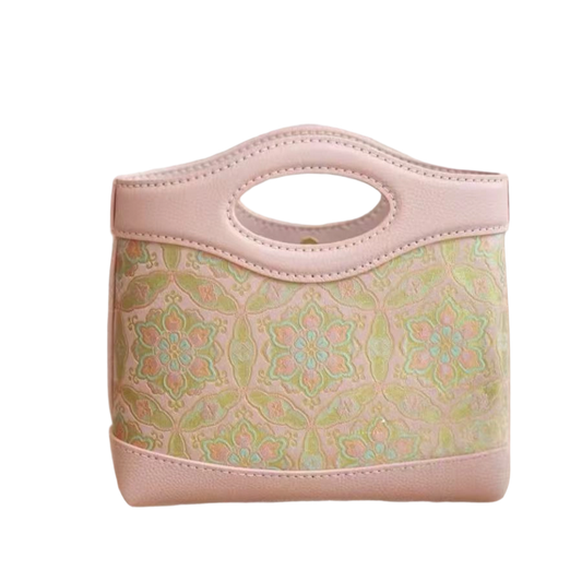Biscuit Bag-Dunhuang Pink-Gilt Treasure Plate