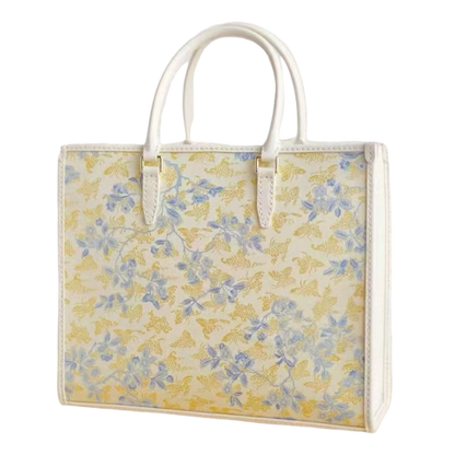 Big Tote-Peach Blossom and Butterfly