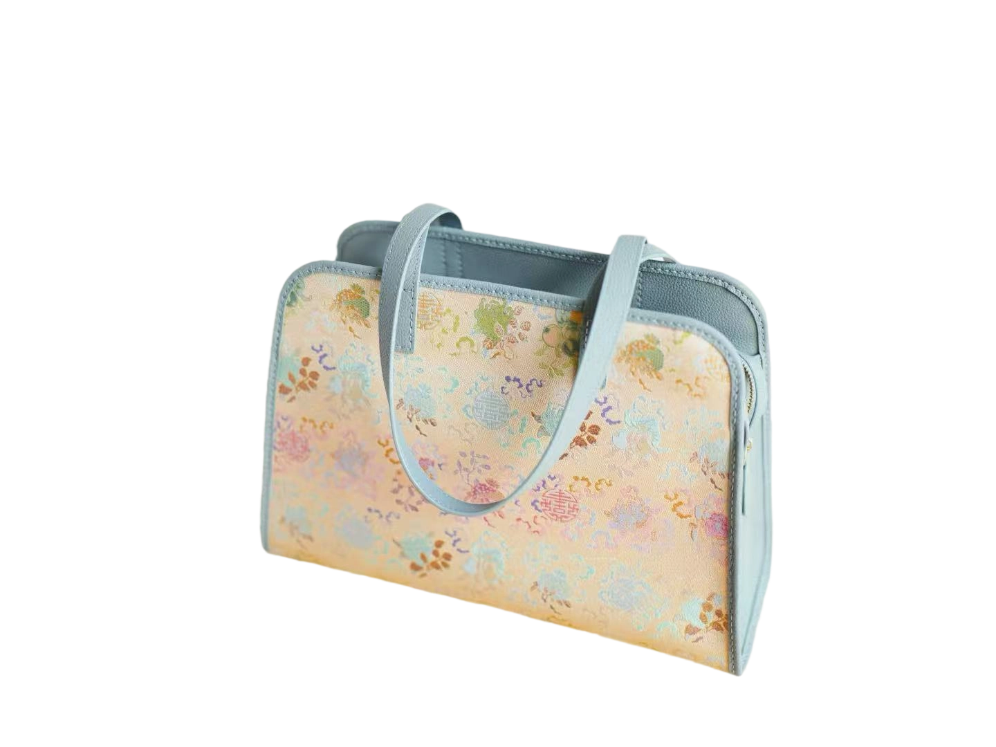 Large Milk Box Bag-Ancient Coin and Three Plenties Motif